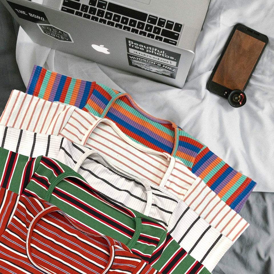 Square Neck Korean Croptop