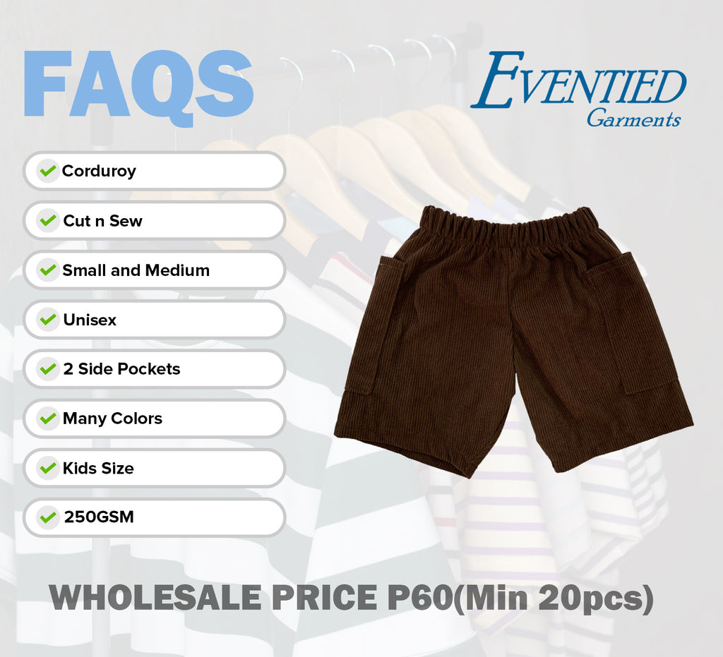 Kid's Corduroy Shorts