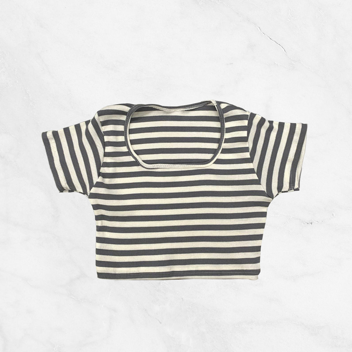 Square Neck Korean Croptop