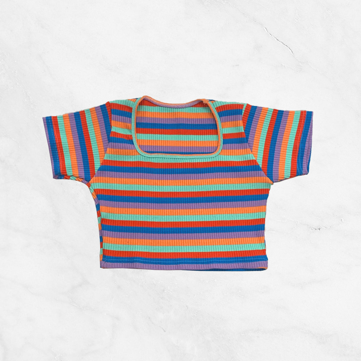 Square Neck Korean Croptop