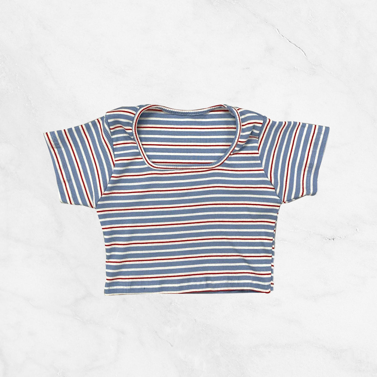 Square Neck Korean Croptop