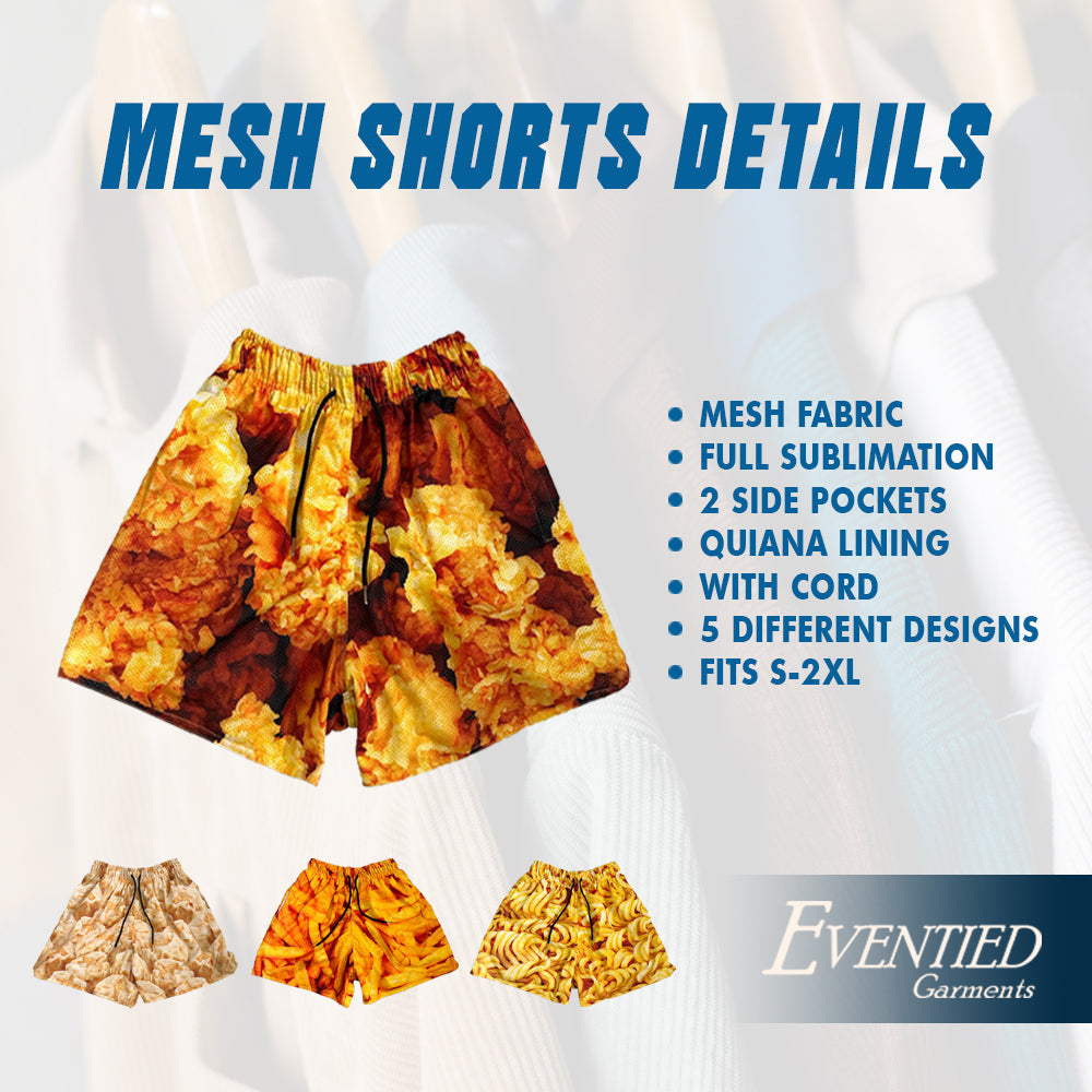 Food Cravings Mesh Shorts
