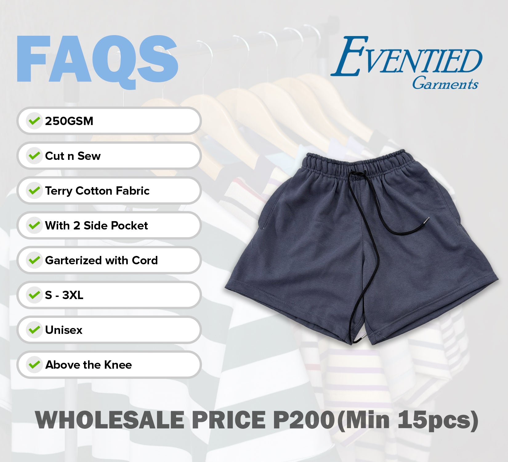 Terry Cotton Sweatshorts