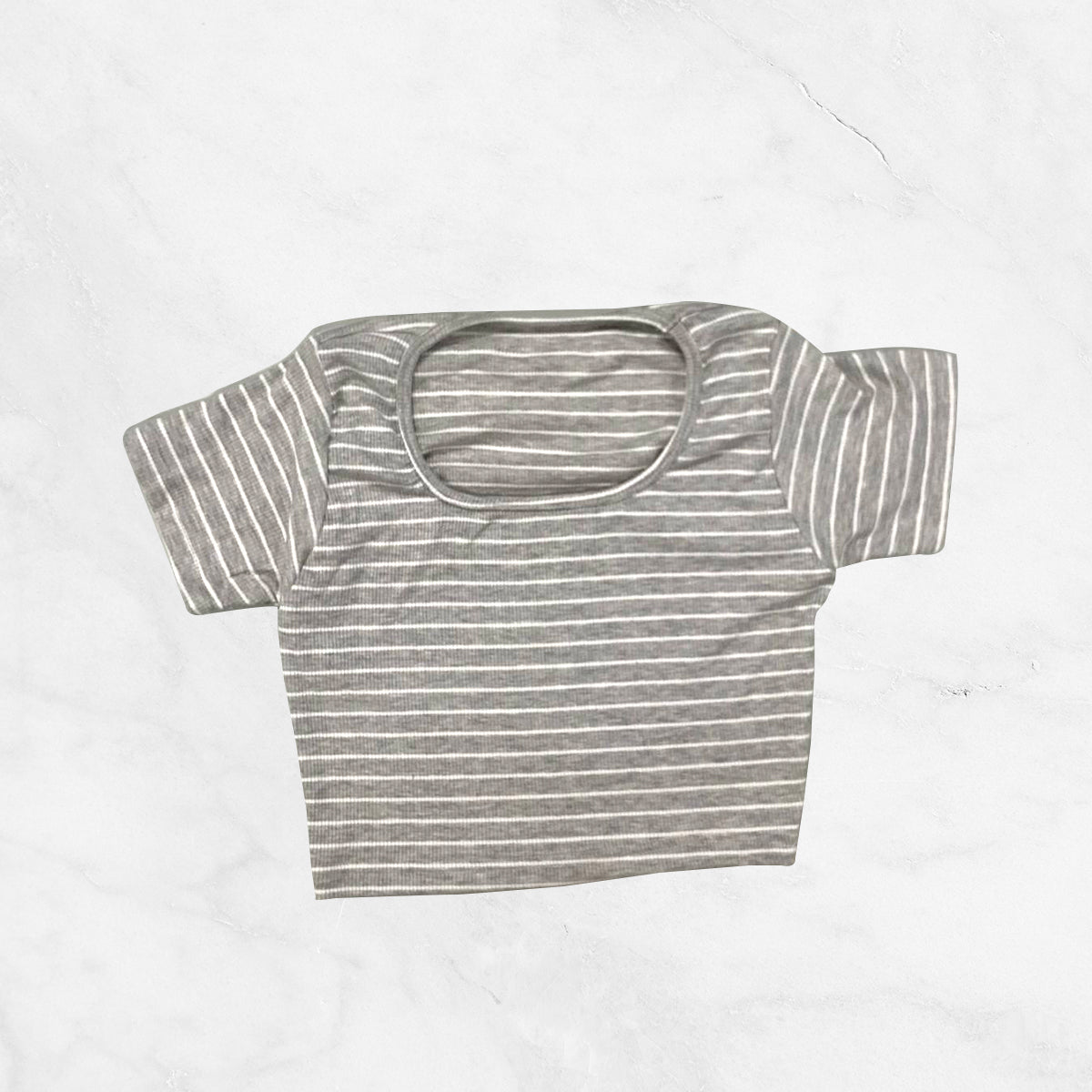 Square Neck Korean Croptop