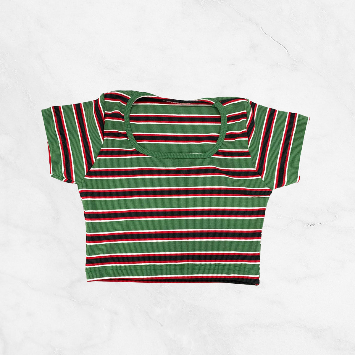 Square Neck Korean Croptop