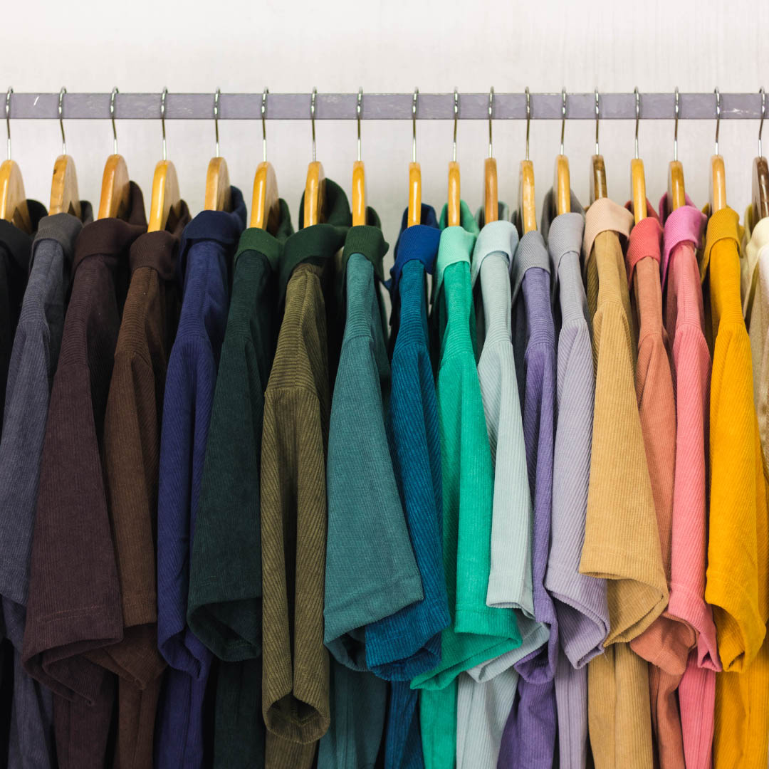 Corduroy Short Sleeve Polo Shirt w/ pocket