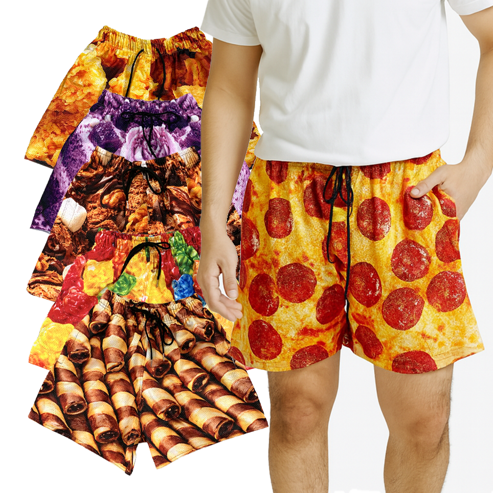 Food Cravings Mesh Shorts